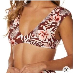 NWOT Radio Fiji Simi top and high waisted tie up bottom bikini